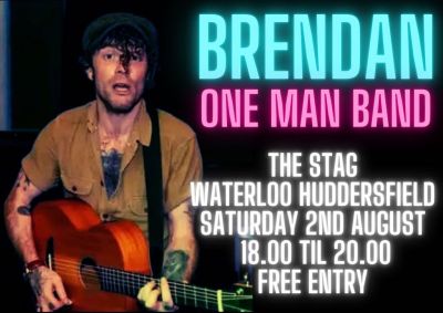 brendan one man band at the stag